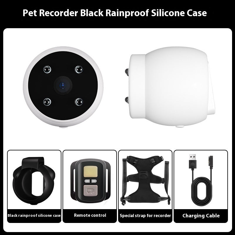 Pet Tracker Collar Dogs And Cats  Recording Camera-5
