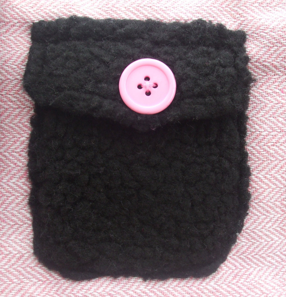 PA Pink Herringbone Dog Coat-3
