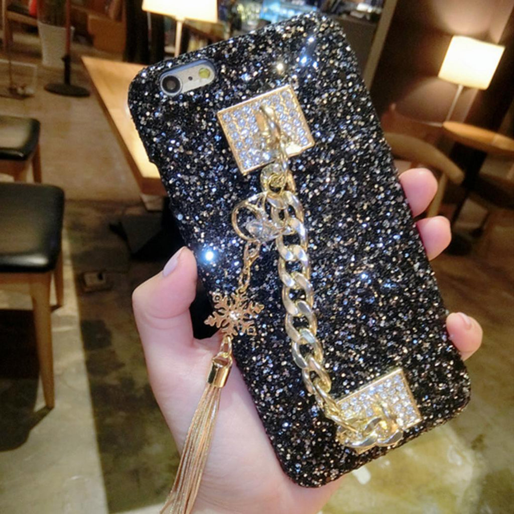 Luxury glitter slim shockproof hard back phone case for iPhone 6s Plus and 7 Plus — view 5