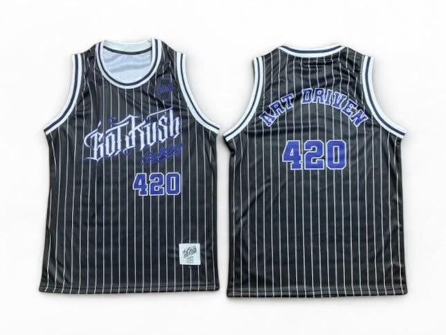 Creed Basketball Jersey in authentic polyester mesh with classic hardwood style for active and casual wear. — view 2