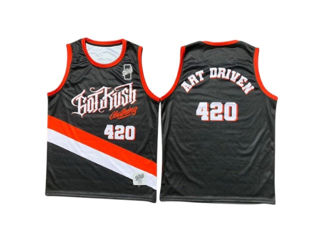 Creed Basketball Jersey in authentic polyester mesh with classic hardwood style for active and casual wear. — view 3