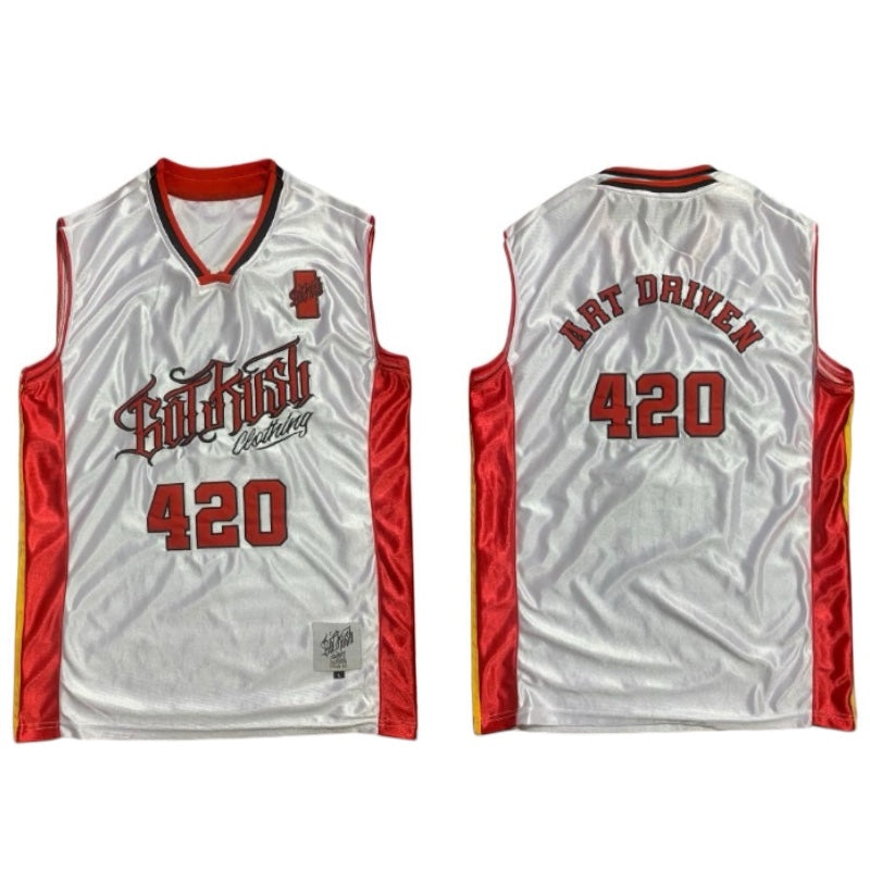 Creed Basketball Jersey in authentic polyester mesh with classic hardwood style for active and casual wear.
