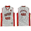 Creed Basketball Jersey in authentic polyester mesh with classic hardwood style for active and casual wear.