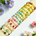 Japanese Miyuki Beaded Flower Bracelet-0