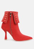 Piccini Stud Embellished Foldover Boots-0