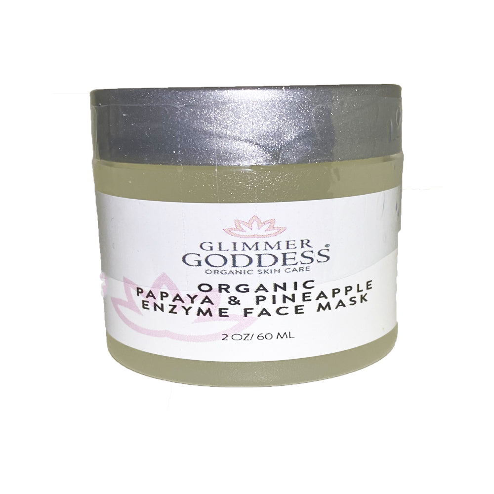 Organic face mask gift set with two masks, soft white spa headband, and applicator brush — view 2
