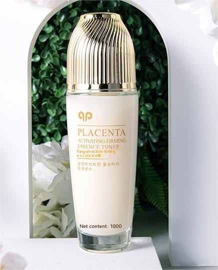 Revitalizing sheep placenta facial toner and face lotion skincare set for all skin types — view 2