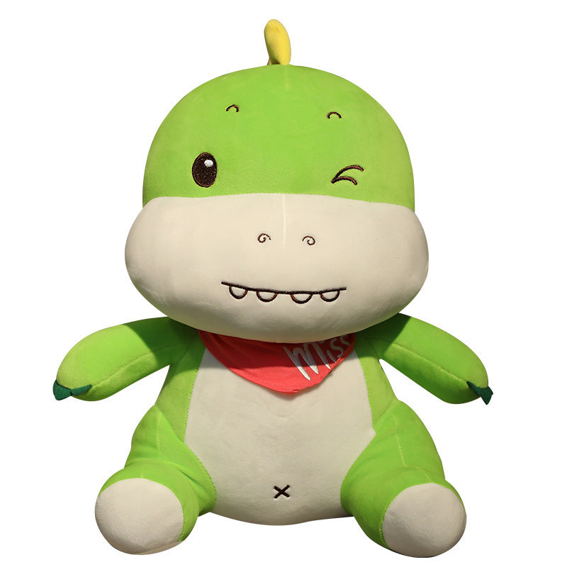 Soft plush dinosaur toy stuffed animal featuring a huggable design for children and nursery decor — view 2