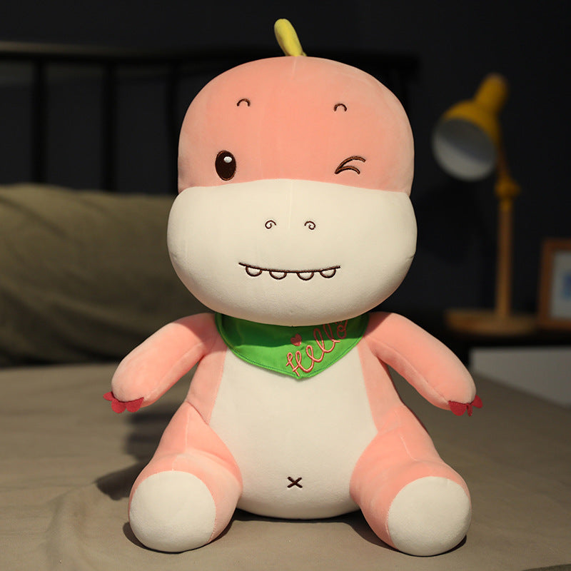 Soft plush dinosaur toy stuffed animal featuring a huggable design for children and nursery decor — view 5
