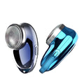 Pocket size electric razor in aluminum alloy for mens grooming and travel shaving needs