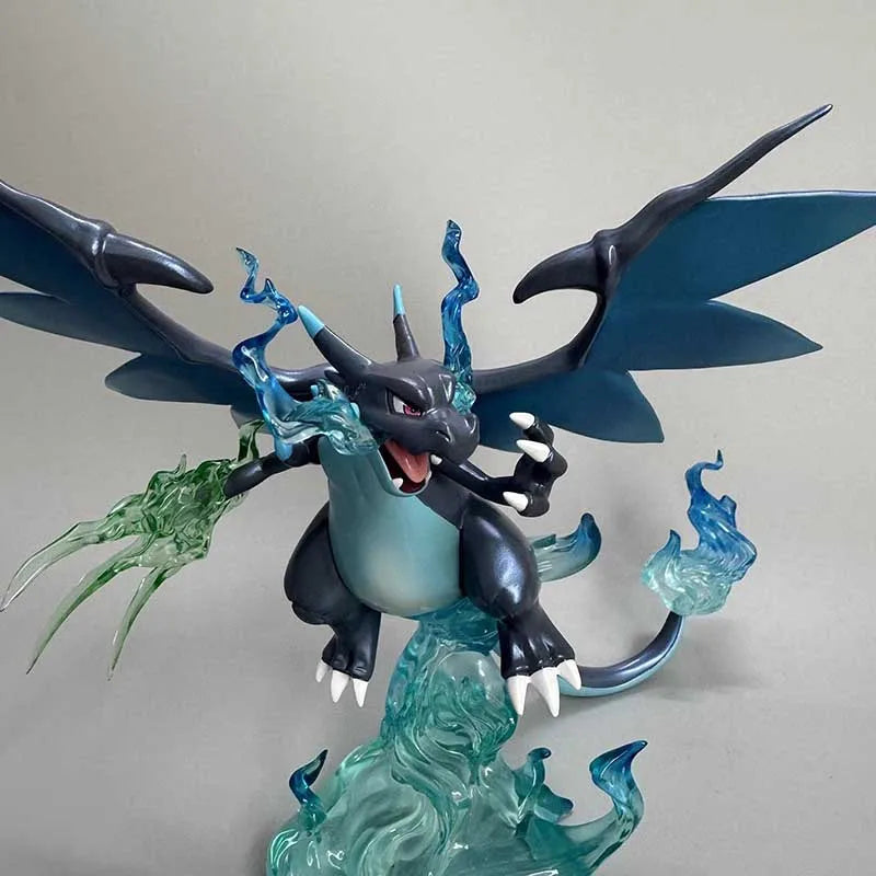 Charizard anime PVC action figure, 15cm vibrant orange collectible toy for desk display — view 3