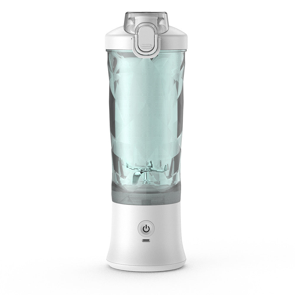 Portable blender juicer with 6 blades 600ml travel cup and USB Type-C charging port. — view 4
