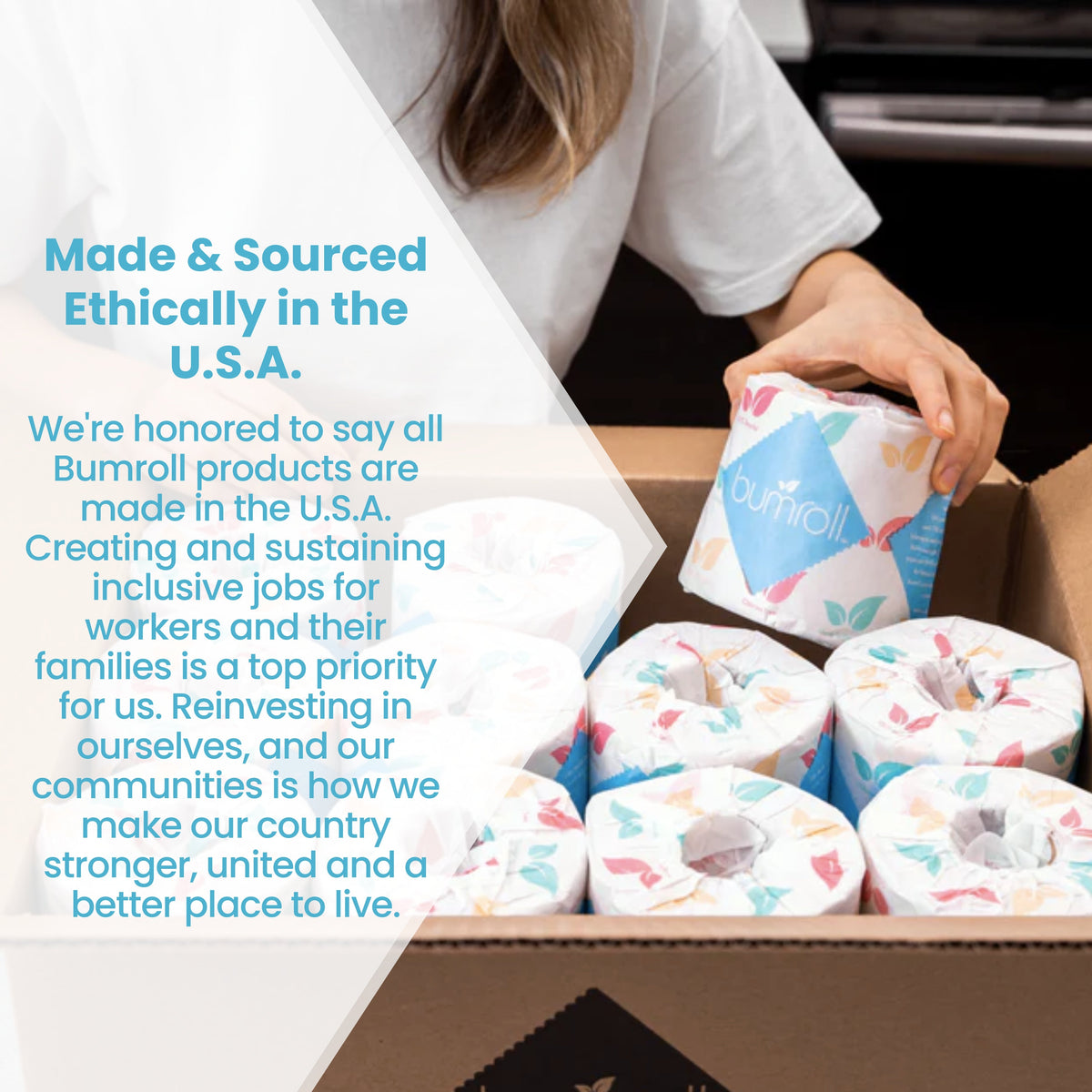 Bumroll Soft Toilet Paper, Made In The USA-3