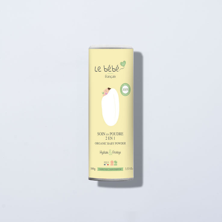 Soin en Poudre 2 en 1 pour Bébé – 100% bio et végétal - Poudre sans talc-3