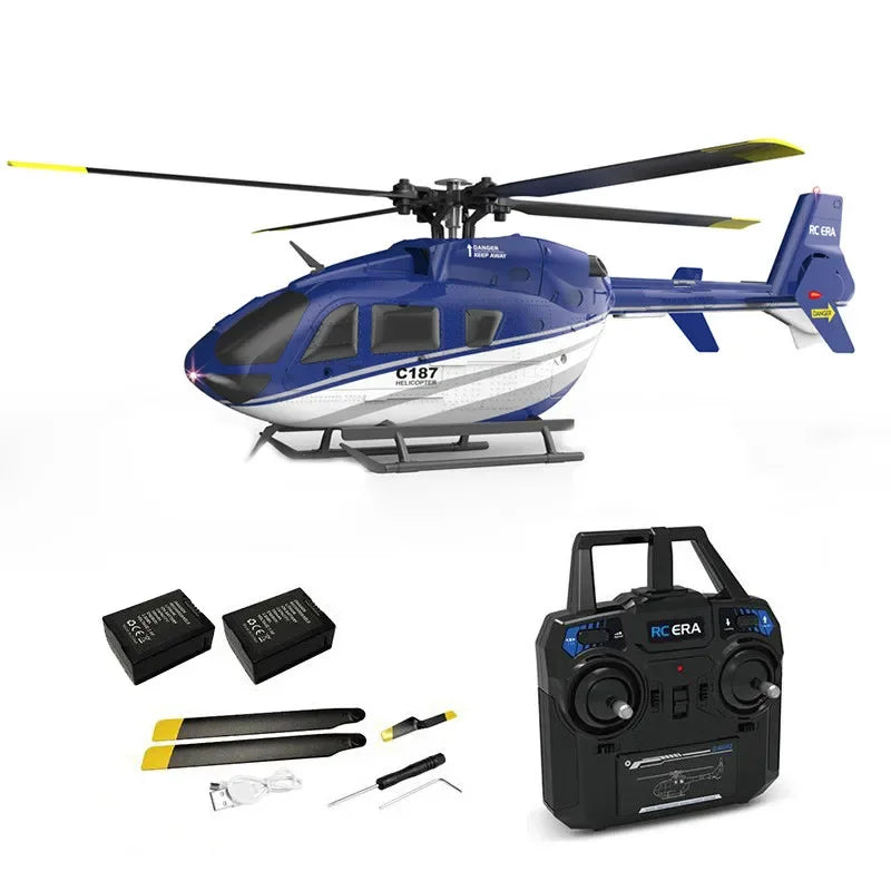 Pro EC-135 4CH remote control helicopter with carbon fiber frame and 4 channel transmitter — view 2