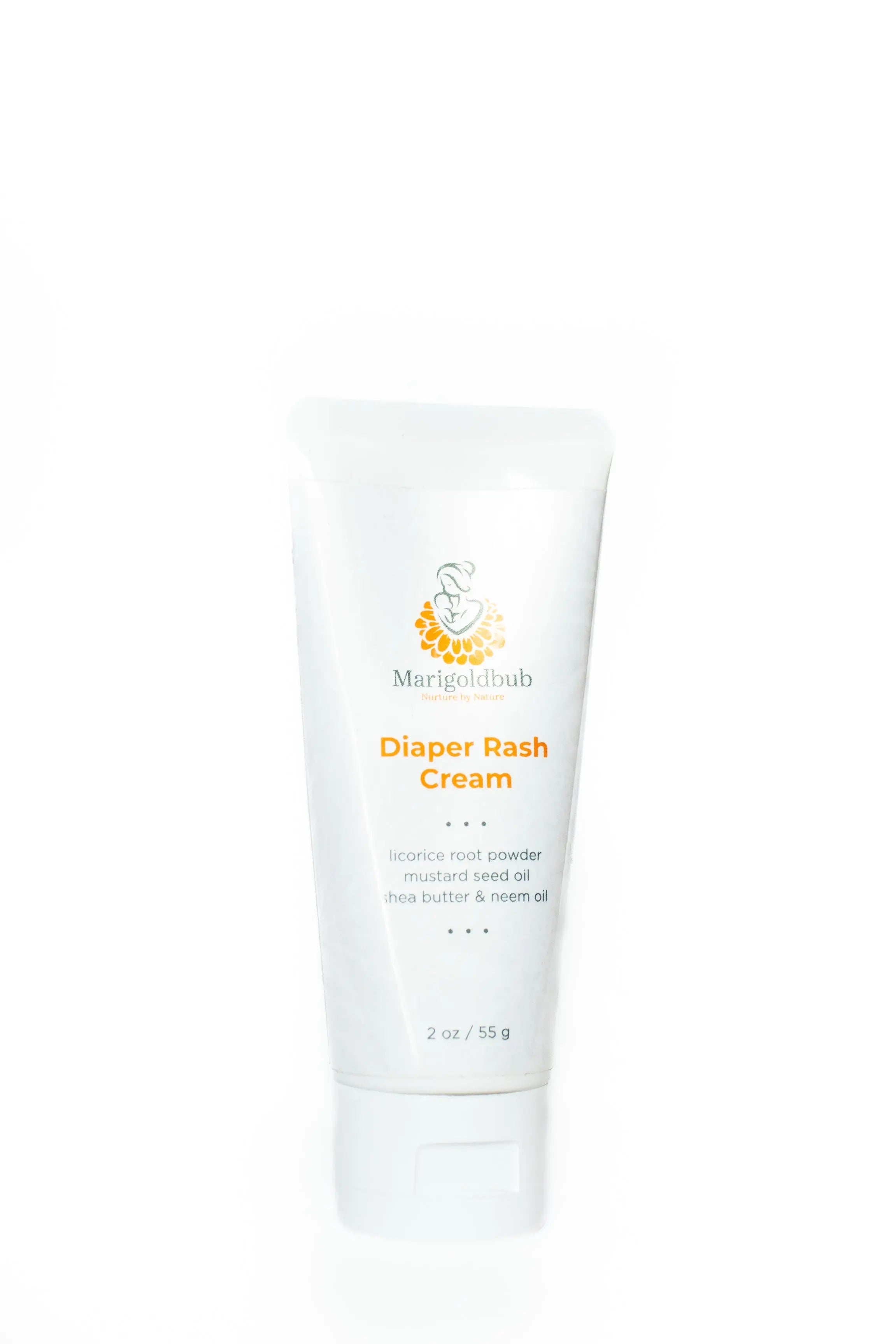 Marigoldbub natural diaper rash cream jar formulated for sensitive baby skin care with organic ingredients — view 5