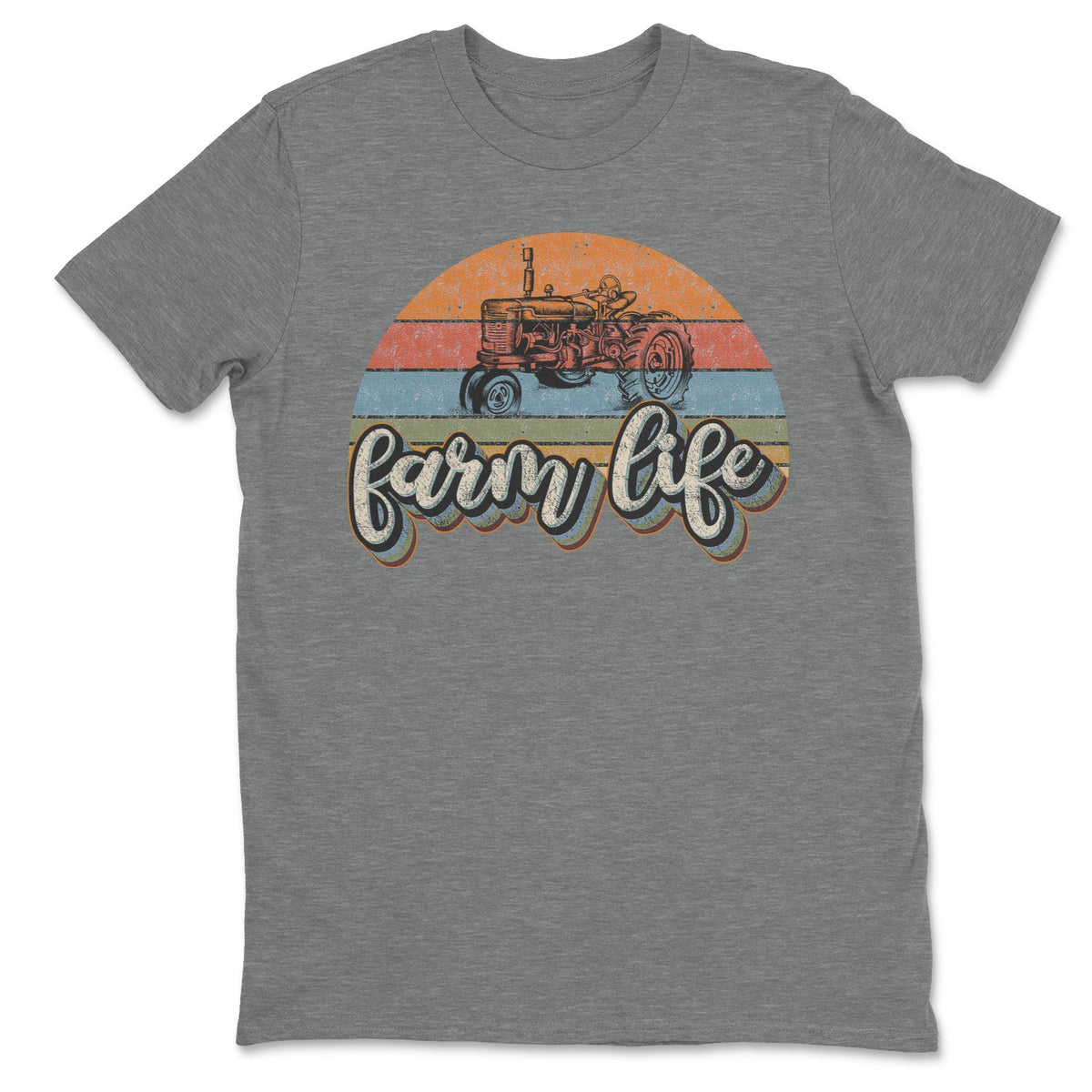 Retro Farm Life Tee-0