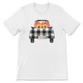I Love Fall Plaid Truck Tee-0