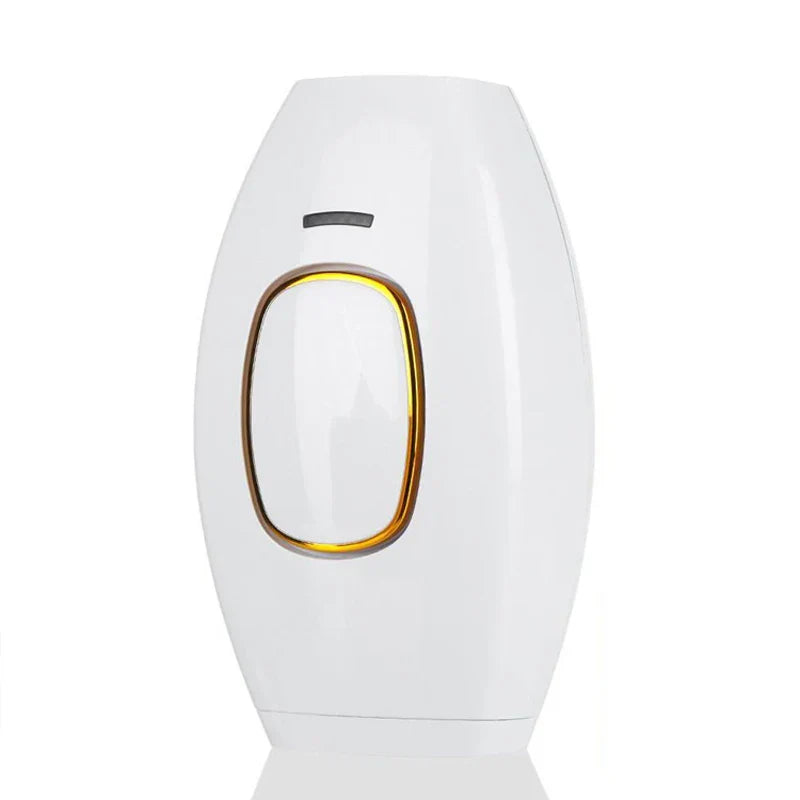 Professional IPL laser hair removal handset in white for permanent smooth skin and painless grooming