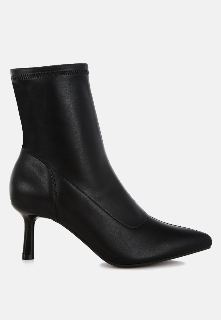 Pumila Stiletto Heel Sock Boots-5