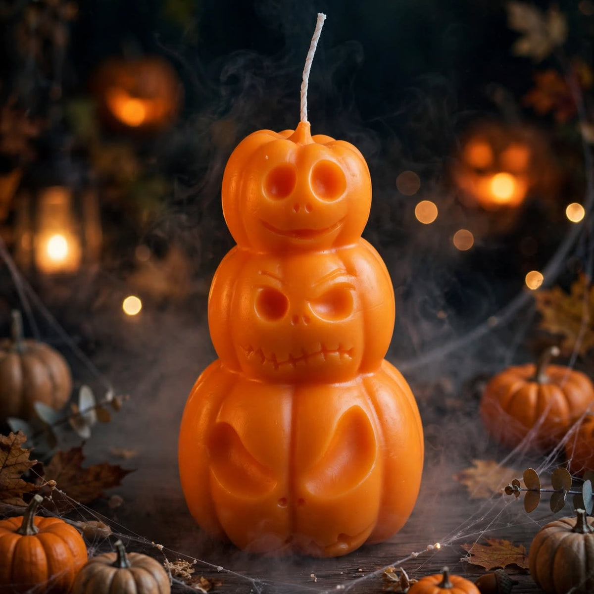 Hand-Poured Pumpkin Soy Candle-4