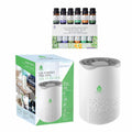 Pursonic air purifier with true HEPA filter and six pack of premium natural essential oils