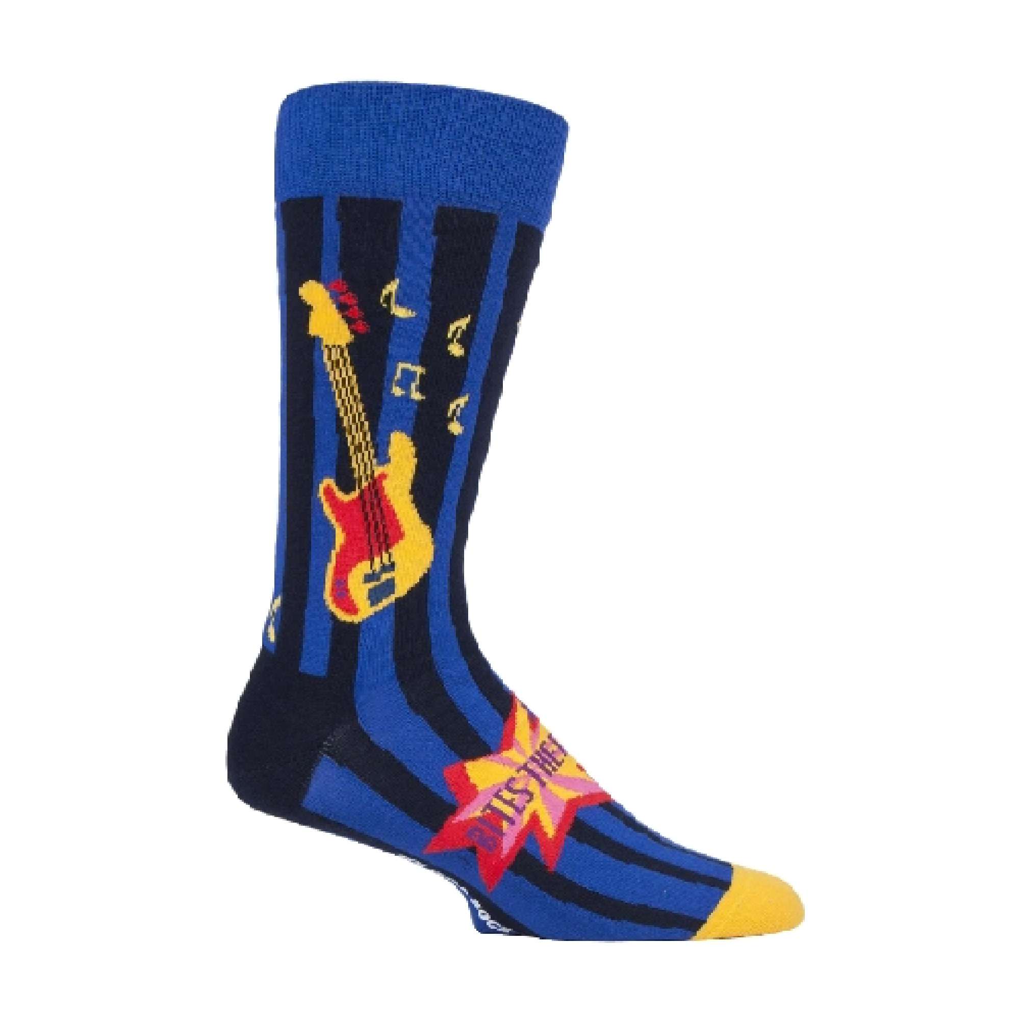 Mens official licensed Queen novelty crew socks in colourful combed cotton blend