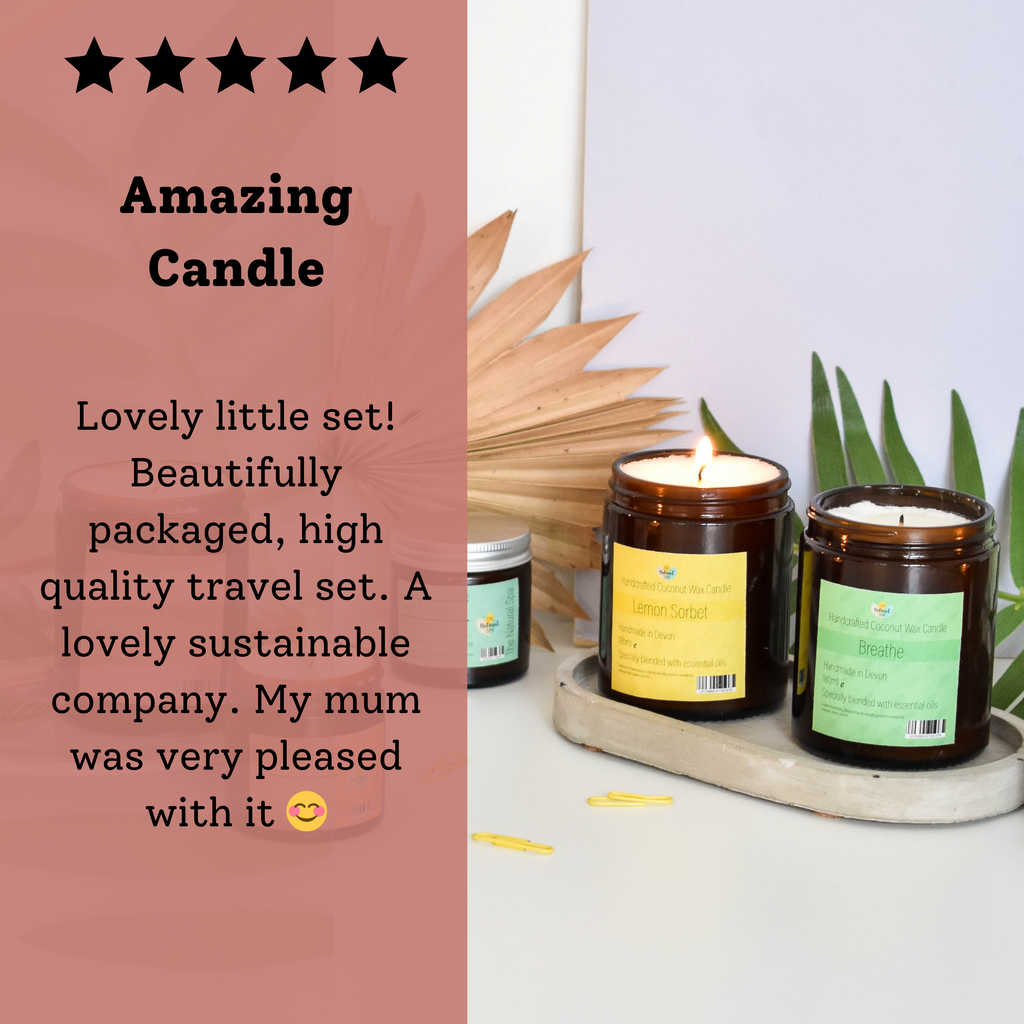 Wildflower Wisp Hand-Poured Coconut Wax Candle | Floral & Natural Aromatherapy | Vegan, Eco-Friendly Candle | 2 Size Options-4