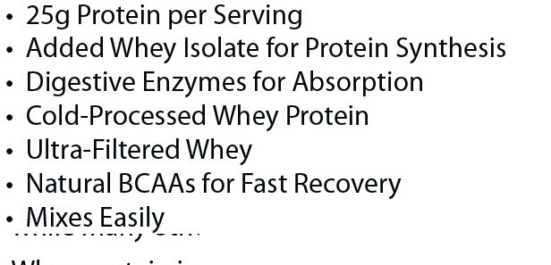 Absolute Whey protein powder tub featuring clean nutrition formula for muscle recovery and growth — view 12