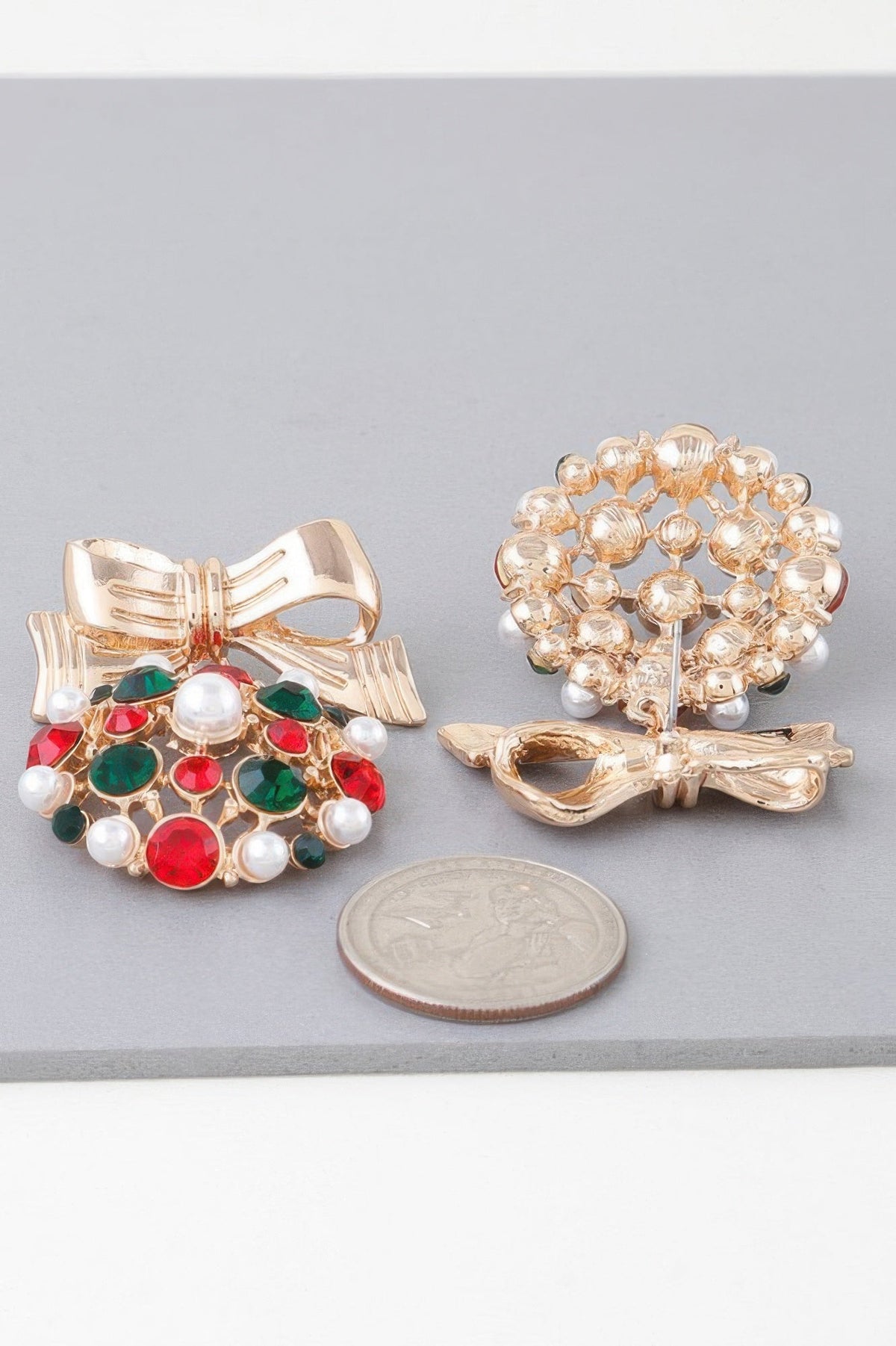 ROCKEFELLER CENTER Bejeweled Ribbon Earrings: BYMANYC ® New York-1