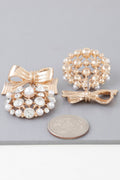 ROCKEFELLER CENTER Bejeweled Ribbon Earrings: BYMANYC ® New York-3