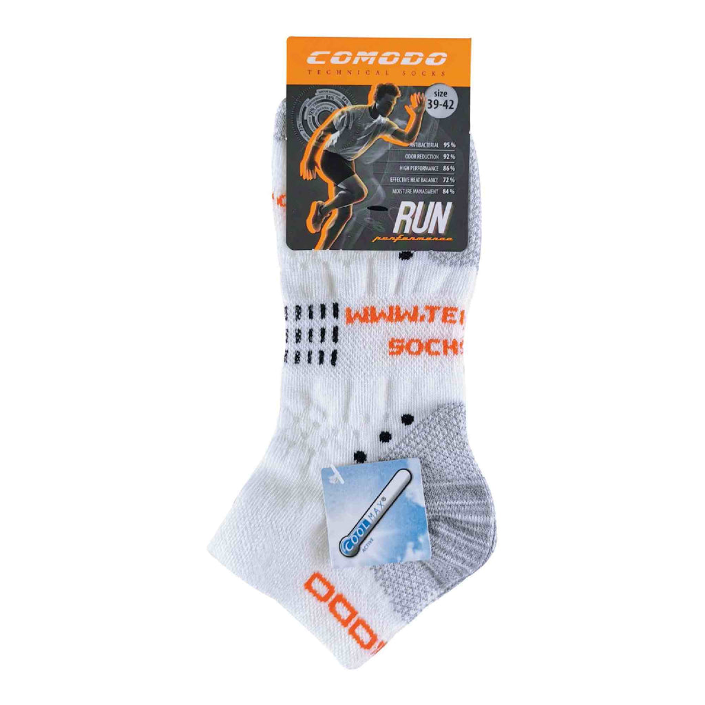Thin ultralight Coolmax trainer running socks for men and women with reinforced heel and toe — view 4