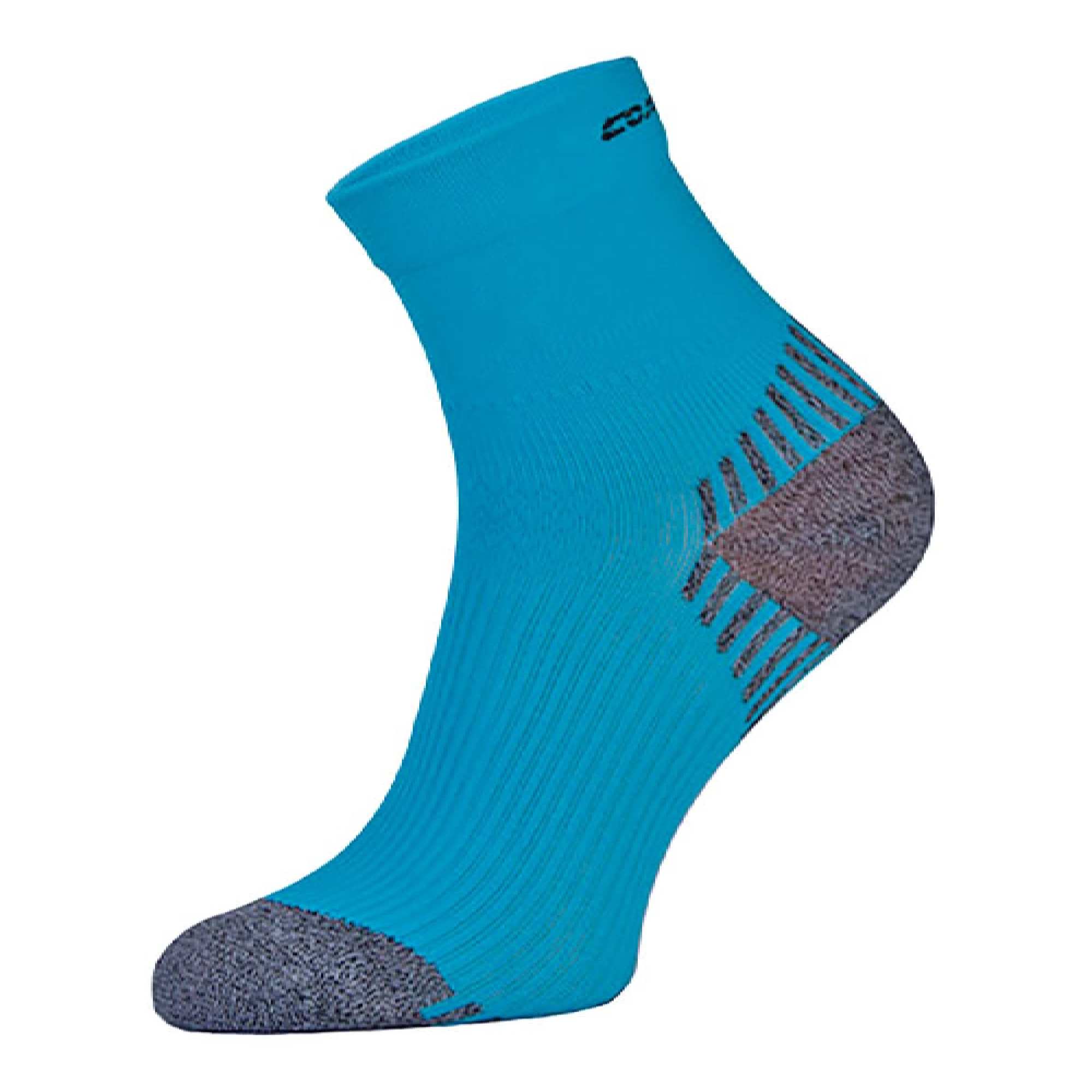 Low cut ankle compression running socks in a breathable microfibre blend for athletic training workouts — view 5