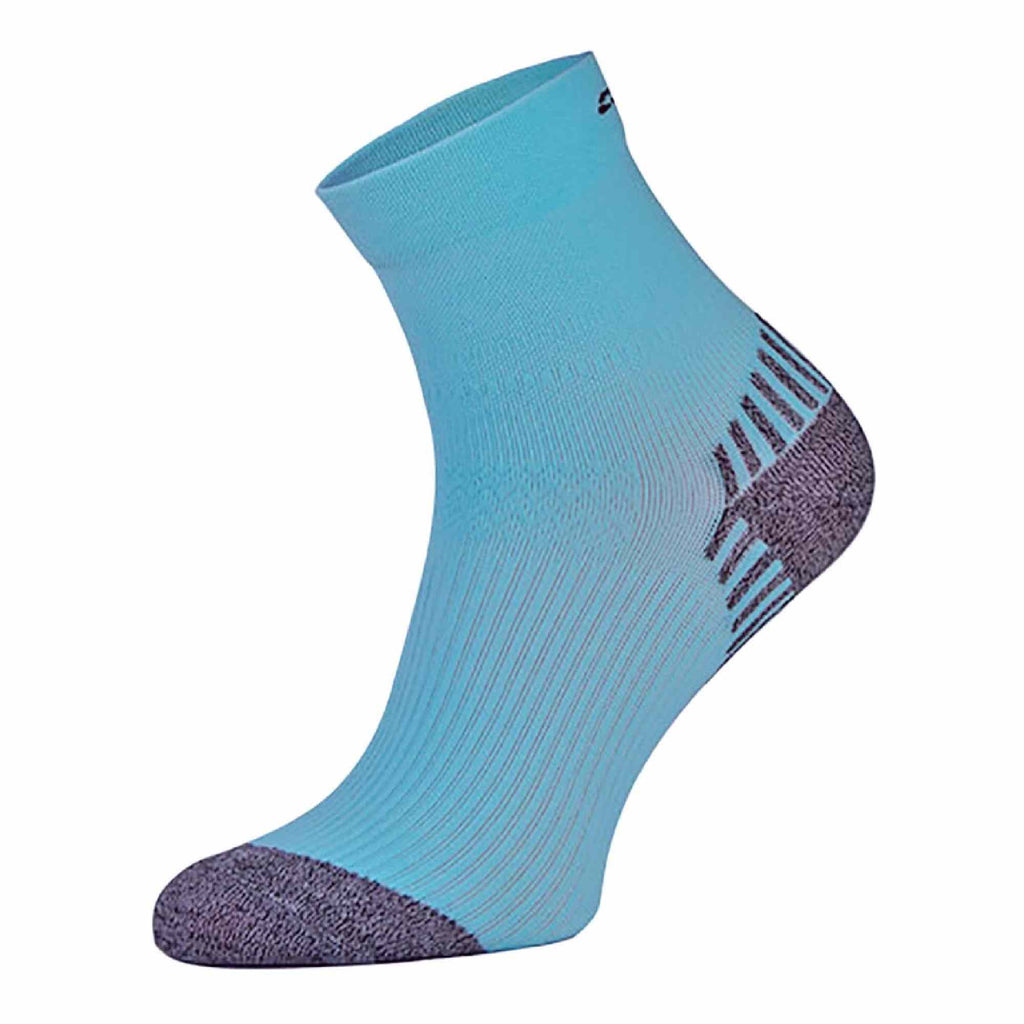 Low cut ankle compression running socks in a breathable microfibre blend for athletic training workouts — view 3