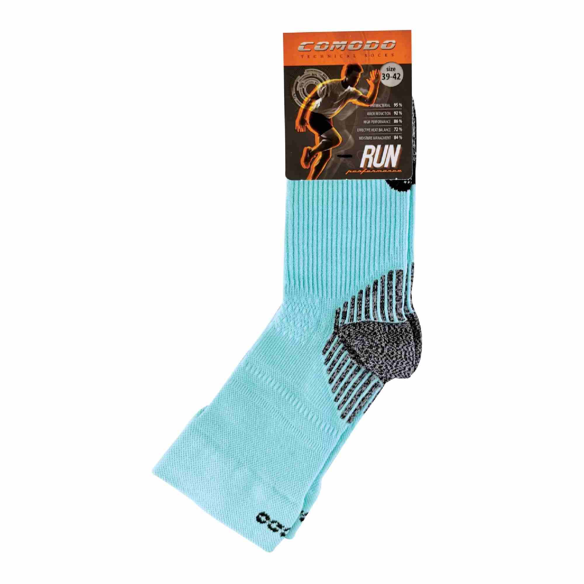 Low cut ankle compression running socks in a breathable microfibre blend for athletic training workouts — view 4