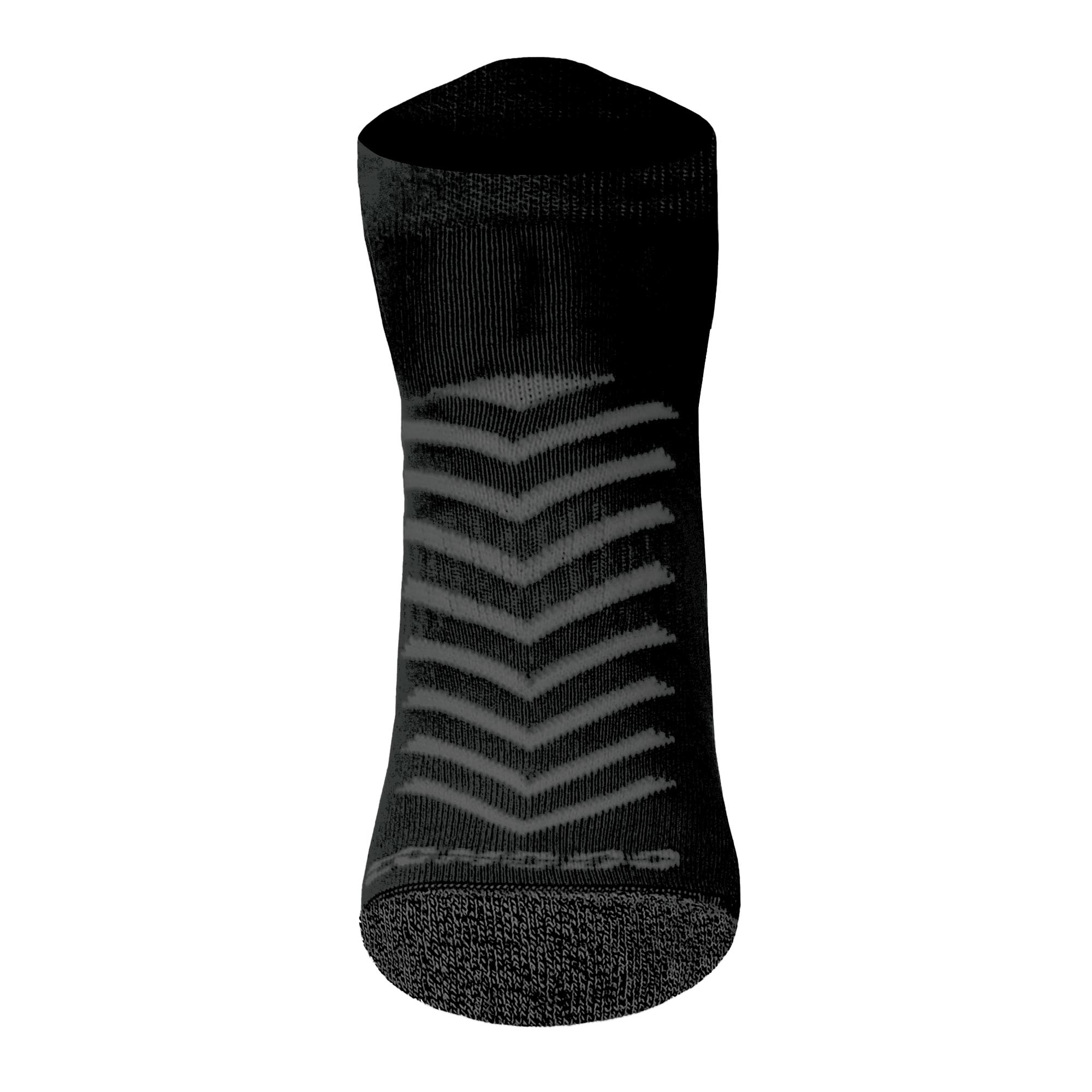 Reflective Coolmax running socks in high visibility colors featuring low cut ankle and reinforced heel — view 4