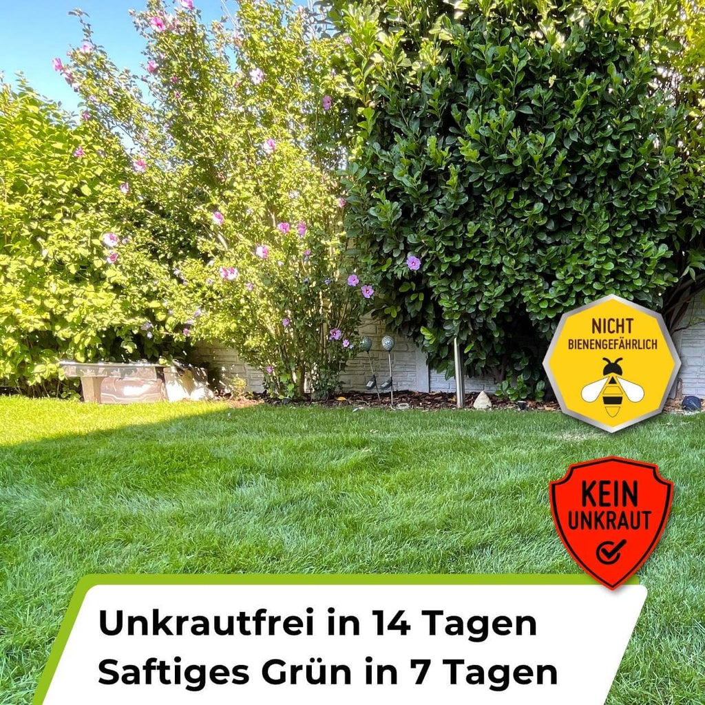 TerraUno lawn fertilizer and weed killer granular mix for thick, green, and healthy grass. — view 2