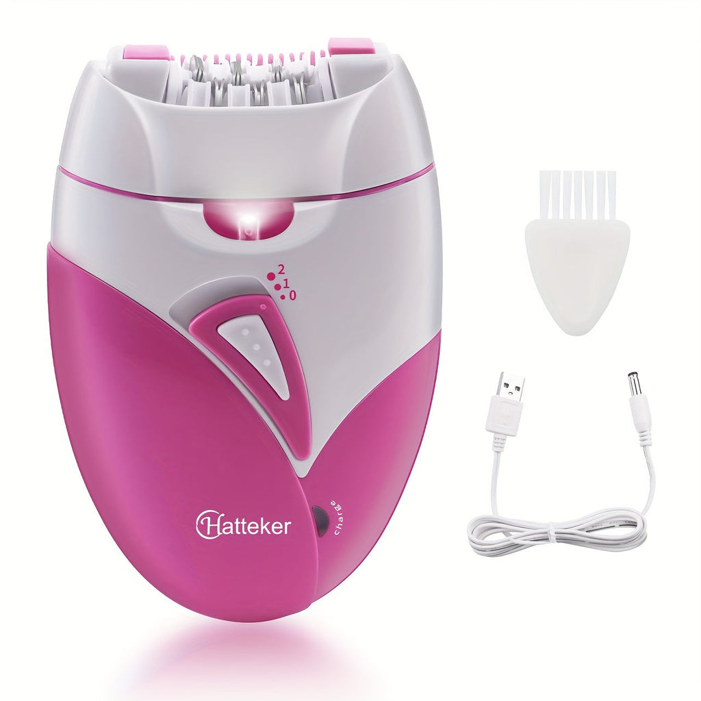 Rechargeable hair removal epilator device with dual speeds and precision backlight for smooth skin grooming. — view 3