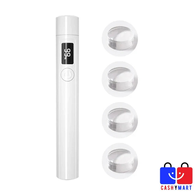 Rechargeable mini UV LED nail lamp with USB charger, stand, and silicone heads. — view 5