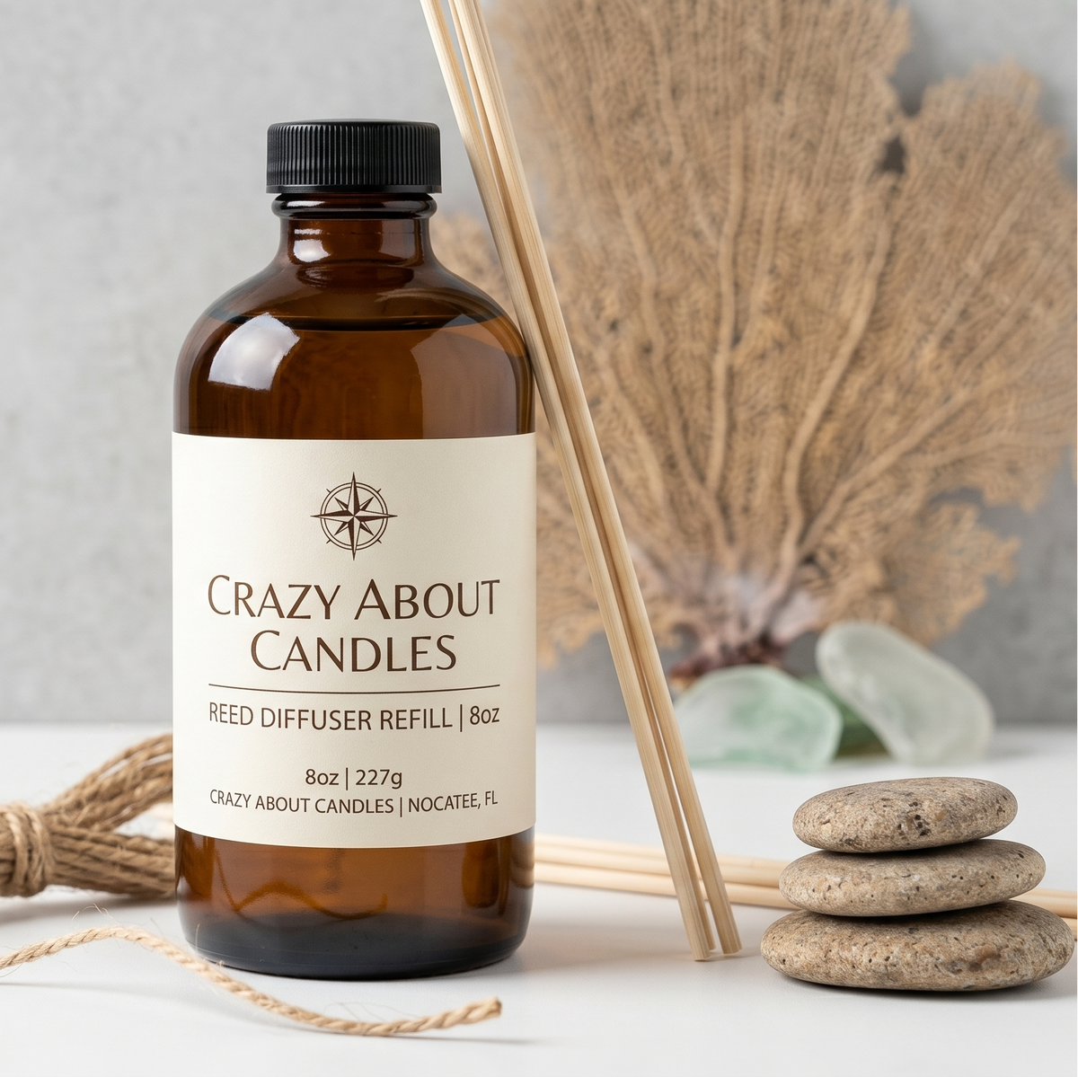 Reed Diffuser Refill 8oz – Premium Home Fragrance-0