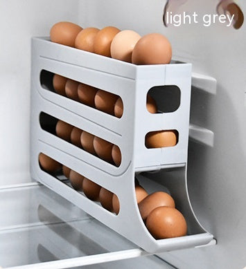 Refrigerator 4-Layer Automatic Egg Roller Sliding Tray-5