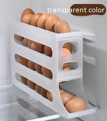 Refrigerator 4-Layer Automatic Egg Roller Sliding Tray-7