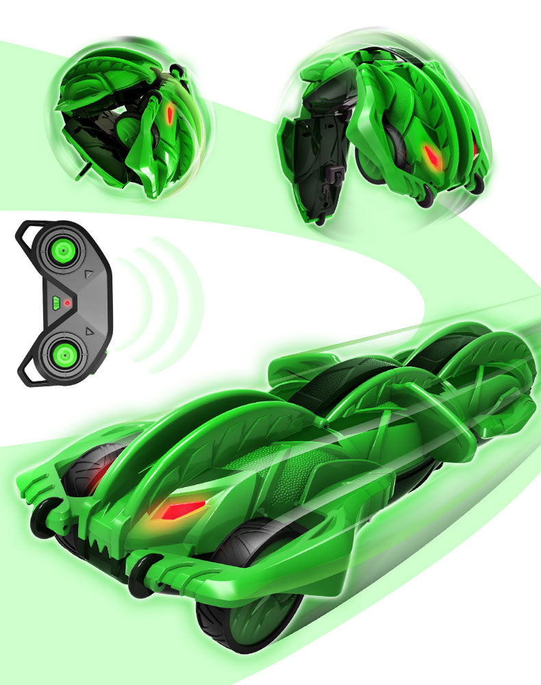 Durable remote control racing car kit with dual grip controller and instruction manual