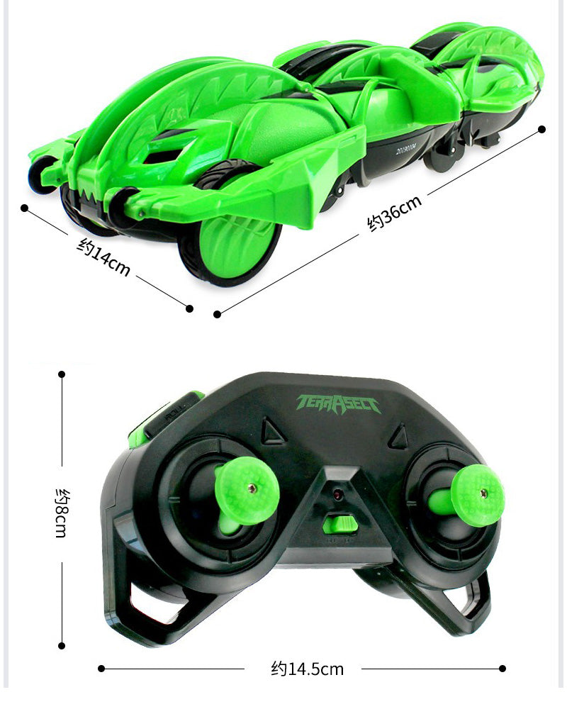 Durable remote control racing car kit with dual grip controller and instruction manual — view 2