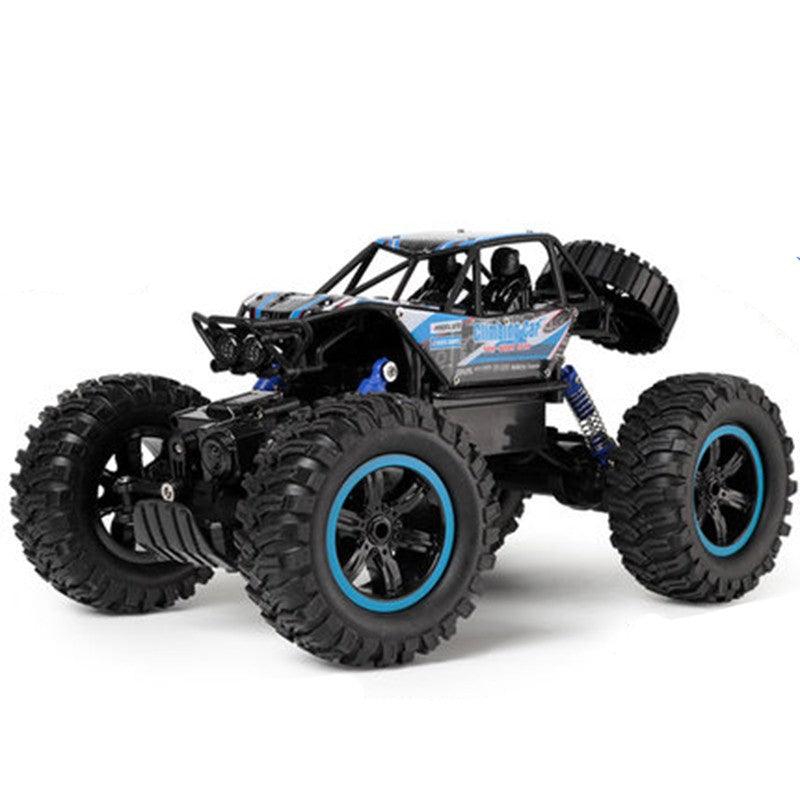 Remote control toy car in durable plastic with oversized tires for fast indoor and outdoor racing — view 2