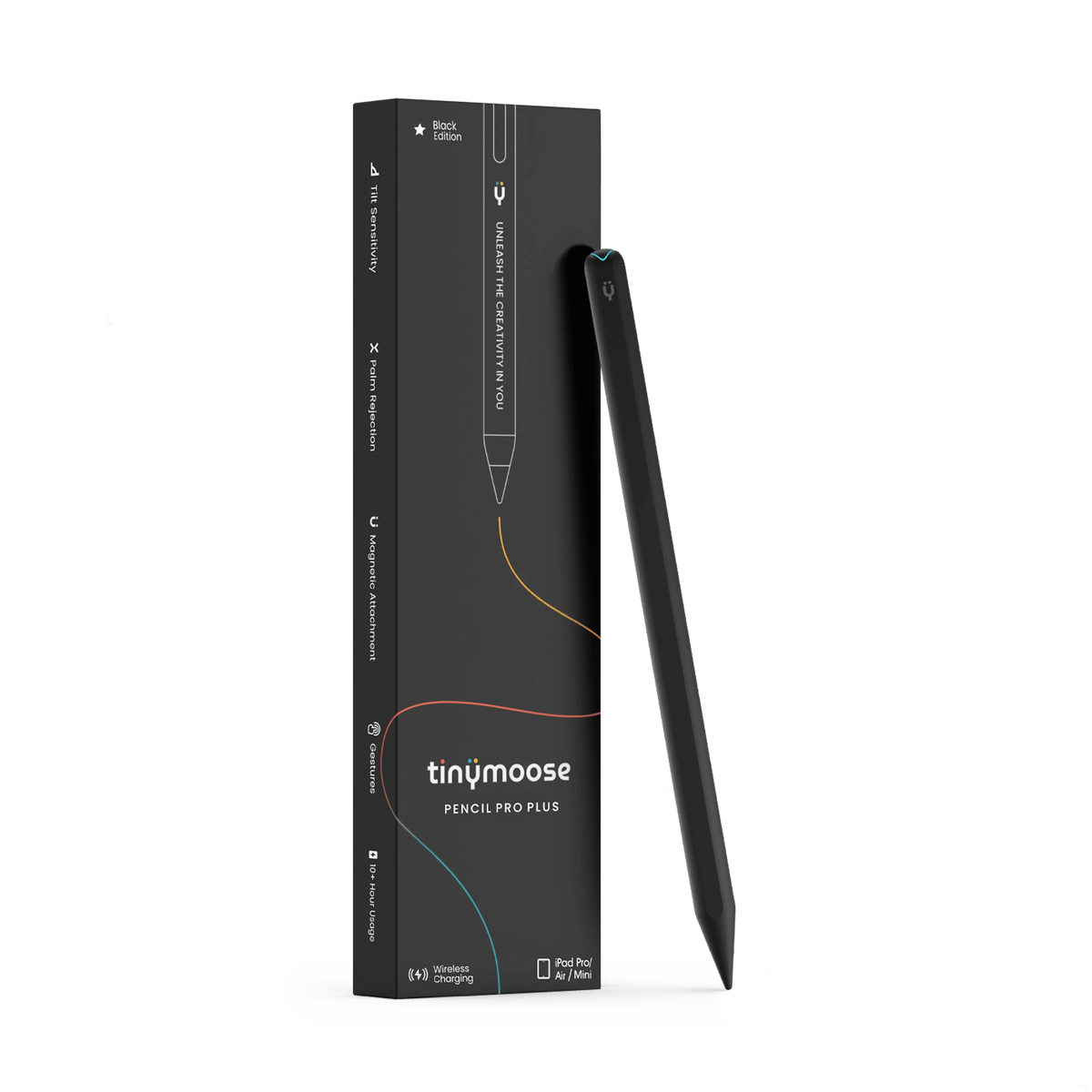 Pencil Pro Plus - iPad Pen with Wireless Charging – Midnight Black-0
