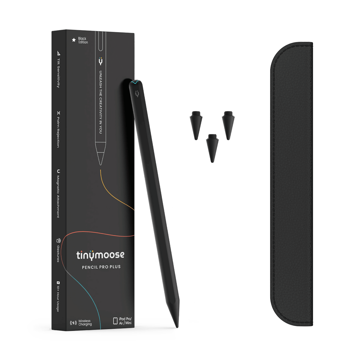 Pencil Pro Plus - iPad Pen with Wireless Charging – Midnight Black-3
