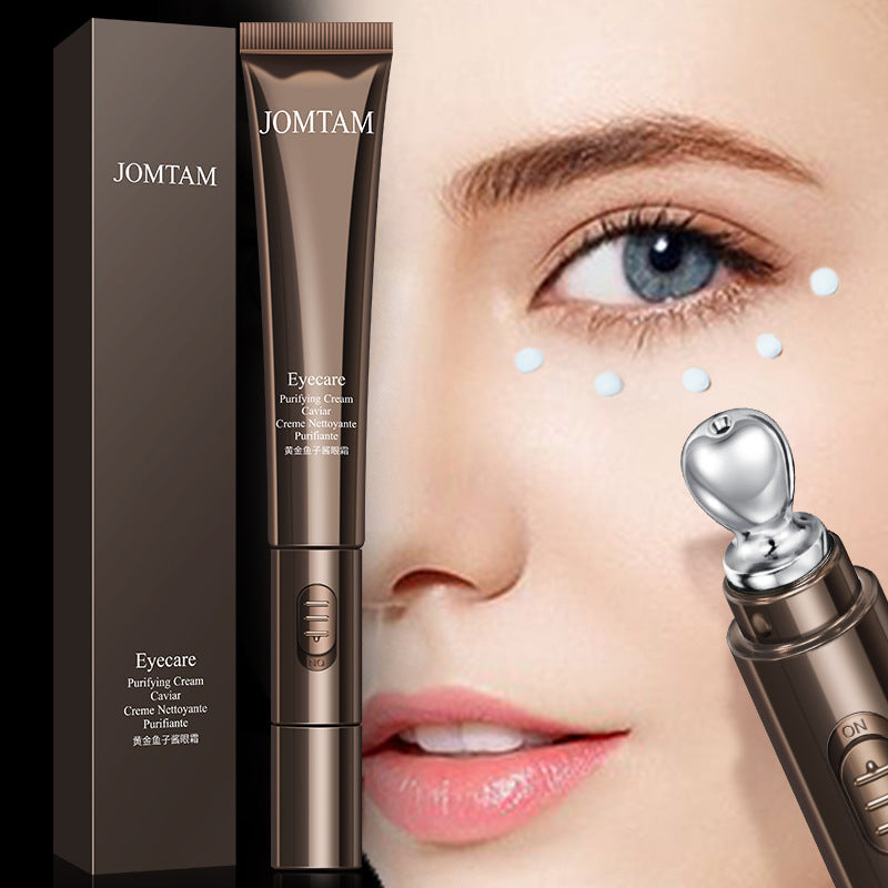 Revitalizing eye cream in a 20g jar, featuring anti-aging collagen and gold extract formulation — view 2