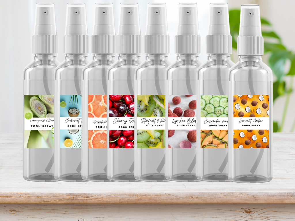 Fruity & Juicy Room & Linen Spray – Fine Mist | Strawberry, Peach & Mango-0