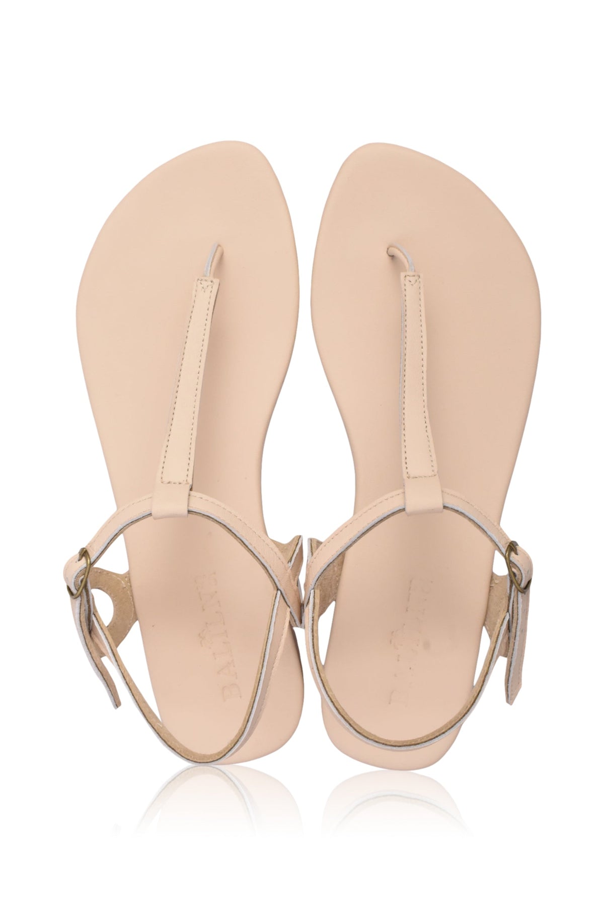 Rosalia T-strap Leather Sandals-2